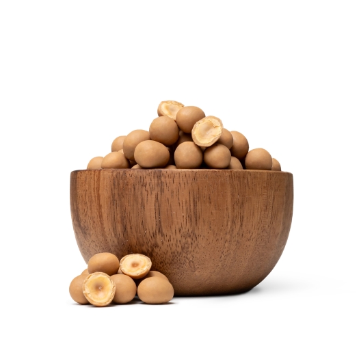 Skinny Dipped Hazelnuts in salted caramel